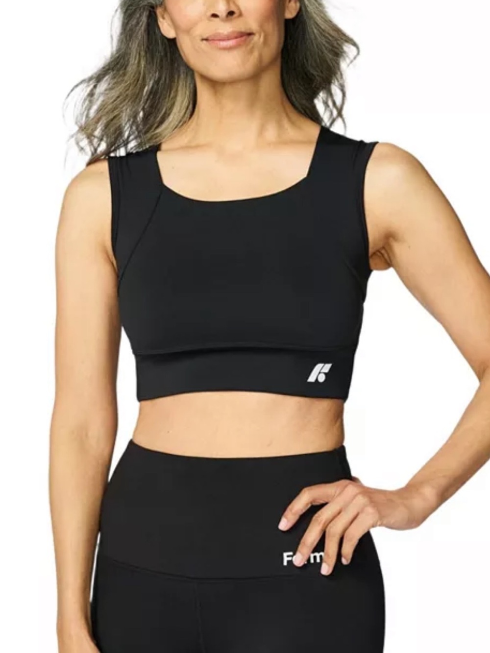 Forme Revive Posture Correcting Sports Bra Obsidian Black Size M